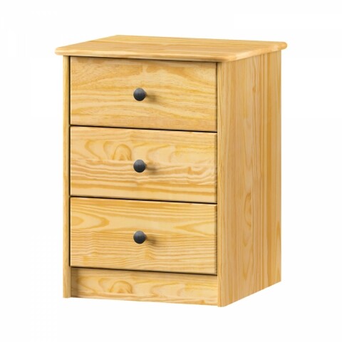 Komoda 2K - 3 zásuvky, kovové úchytky 2K Idea