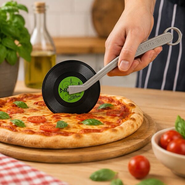 Kráječ na pizzu vinylová deska