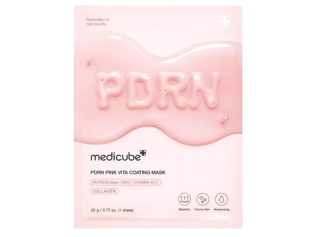 Medicube Plátýnková maska Pdrn Pink Vita Coating Mask 22 g