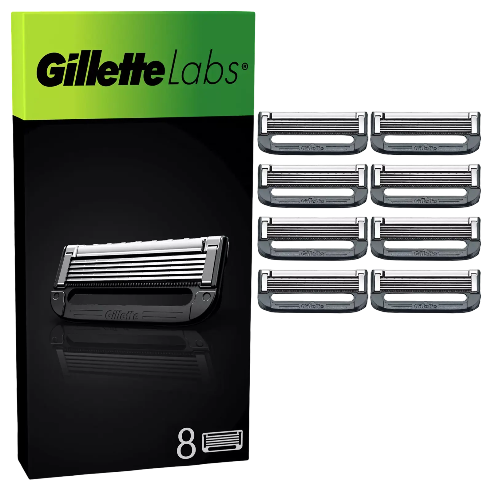 Gillette Náhradní hlavice Labs 8 ks