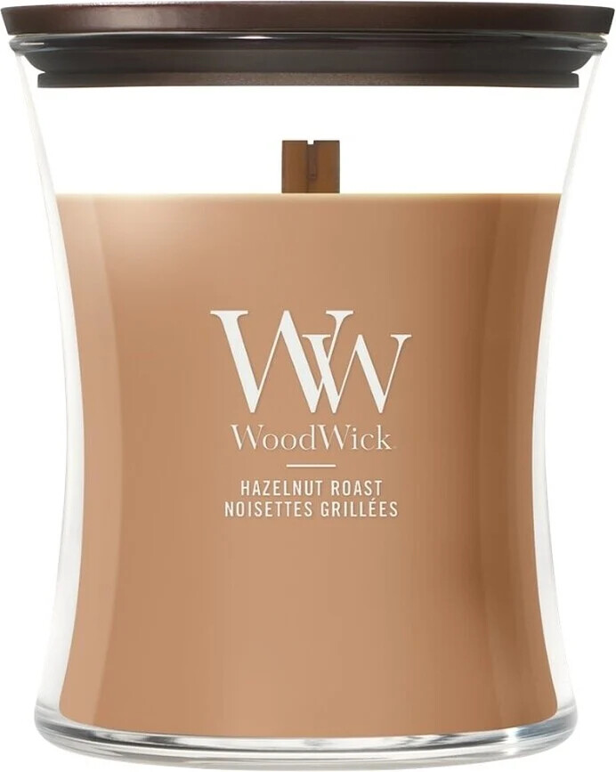 WoodWick Vonná svíčka váza střední Hazelnut Roast 275 g