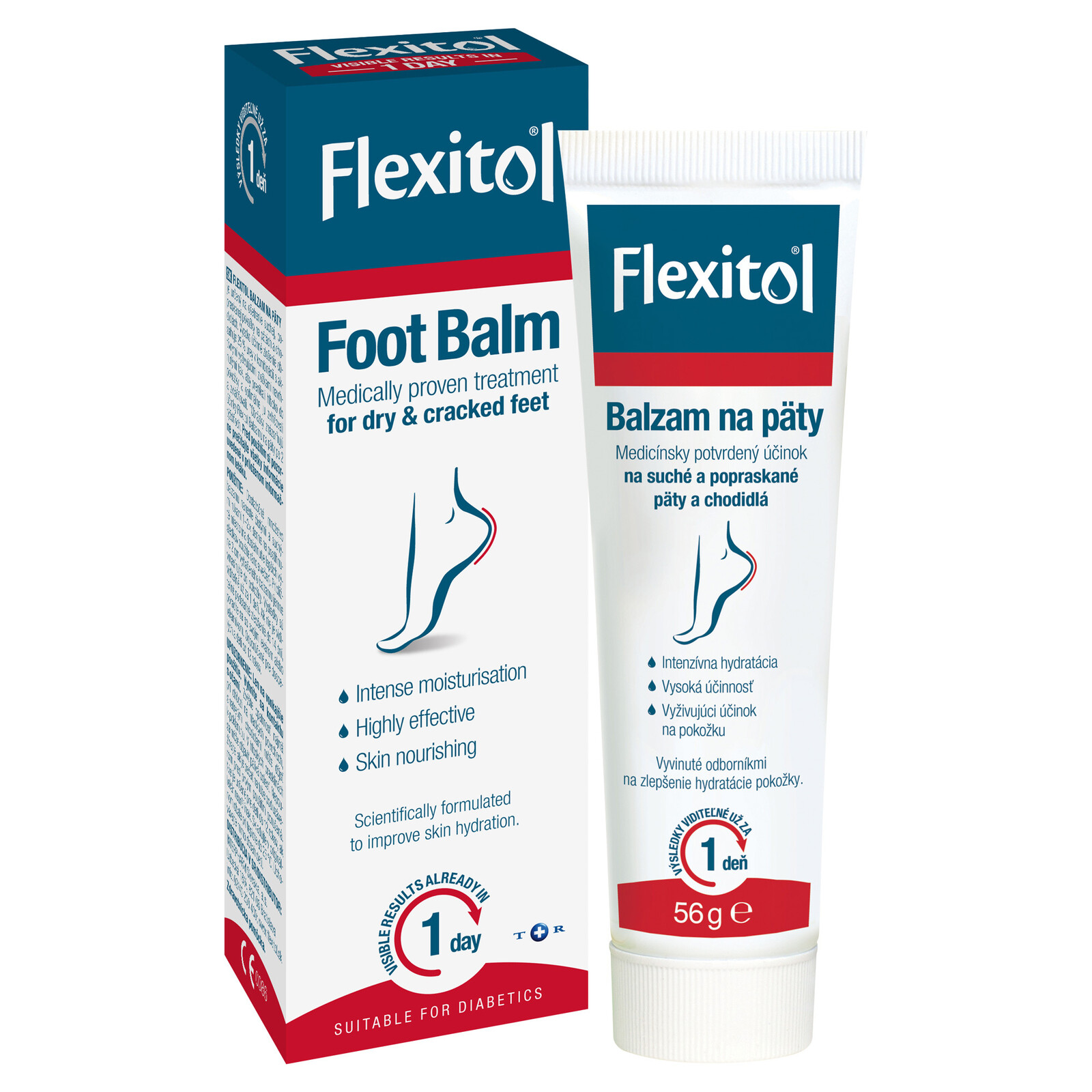 Flexitol Balzám na paty 56 g