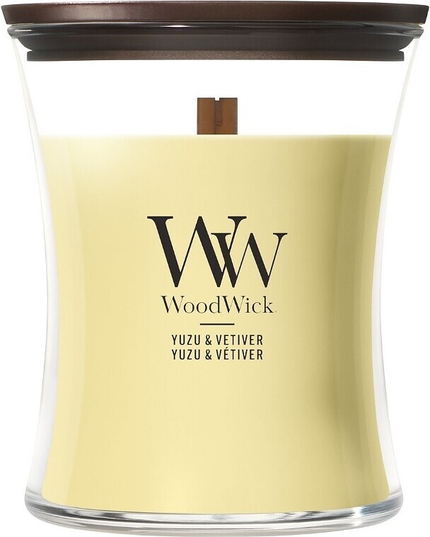 WoodWick Vonná svíčka váza střední Yuzu & Vetiver 275 g
