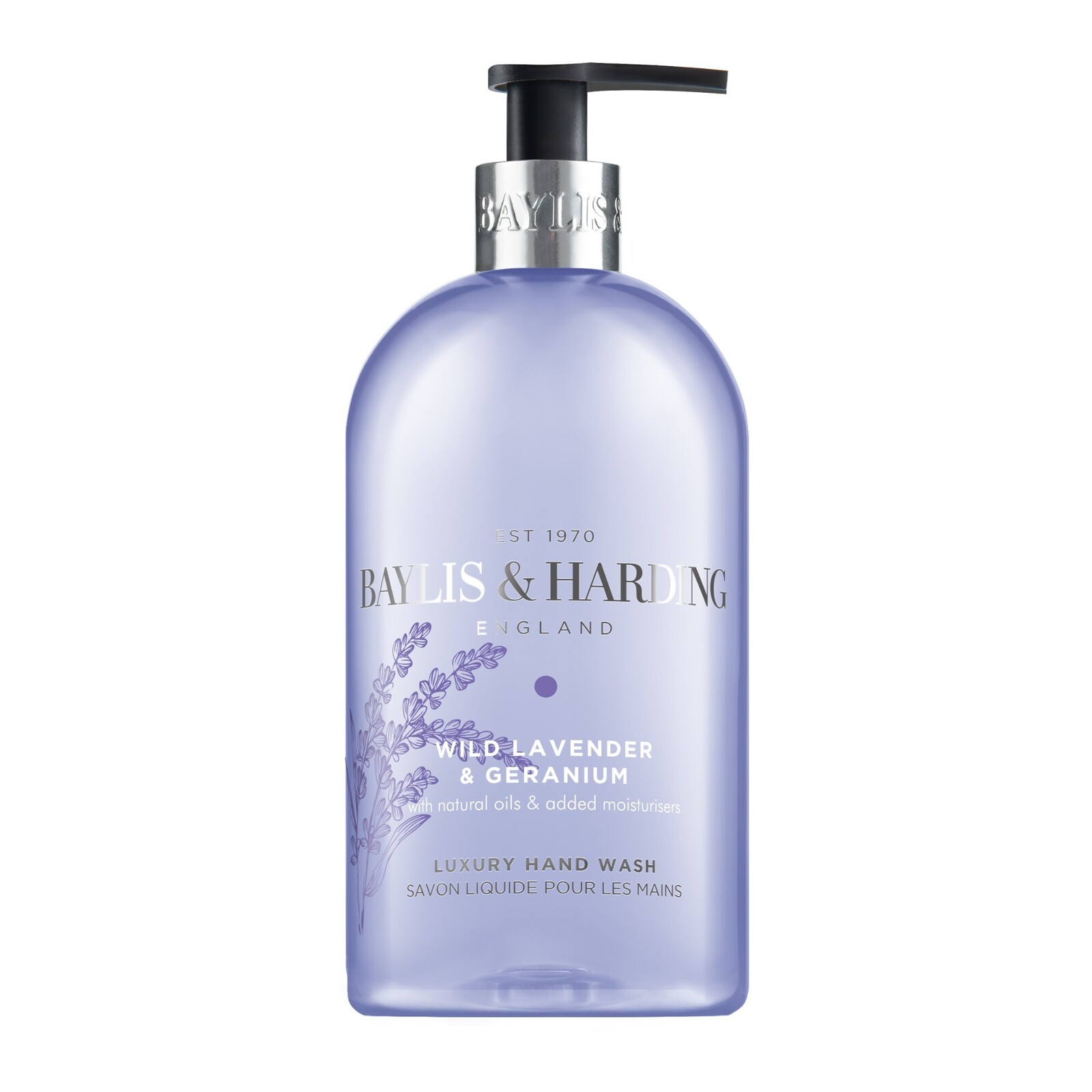 Baylis & Harding Tekuté mýdlo na ruce Levandule & Geranium Hand Wash 500 ml