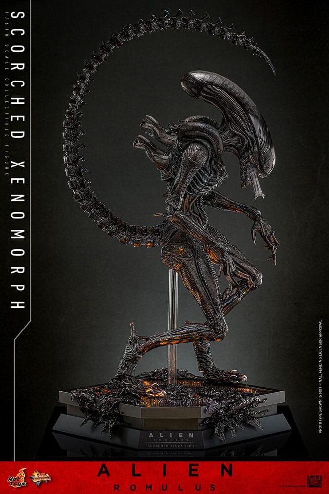 Hot Toys | Alien Romulus - sběratelská figurka Scorched Xenomorph (Movie Masterpiece) 44 cm
