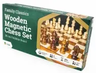 Let’s Play Games Classics Wooden Magnetic Chess Set (38 cm)