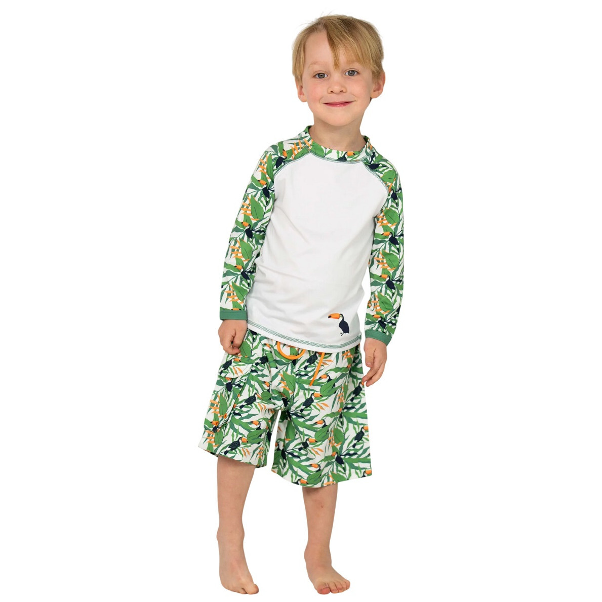 Dětské plavky DucKsday Toucan Boardshort Boy Dětská velikost: 110-116 / Barva: mix1