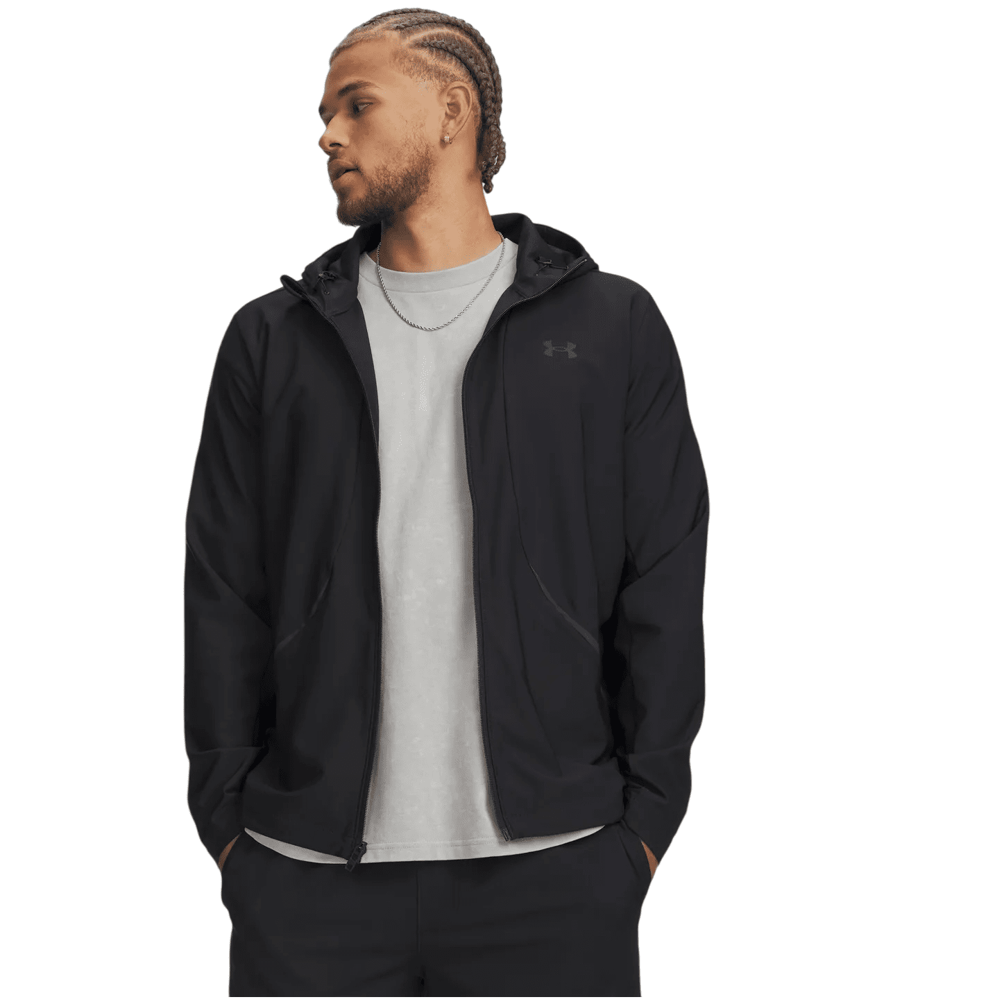 Pánská bunda Under Armour Unstoppable Woven Jacket Velikost: M / Barva: černá