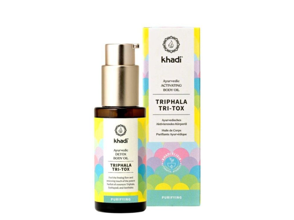 Khadi Elixír olej pro pokožku a duši TRIPHALA TRI-TOX 50 ml