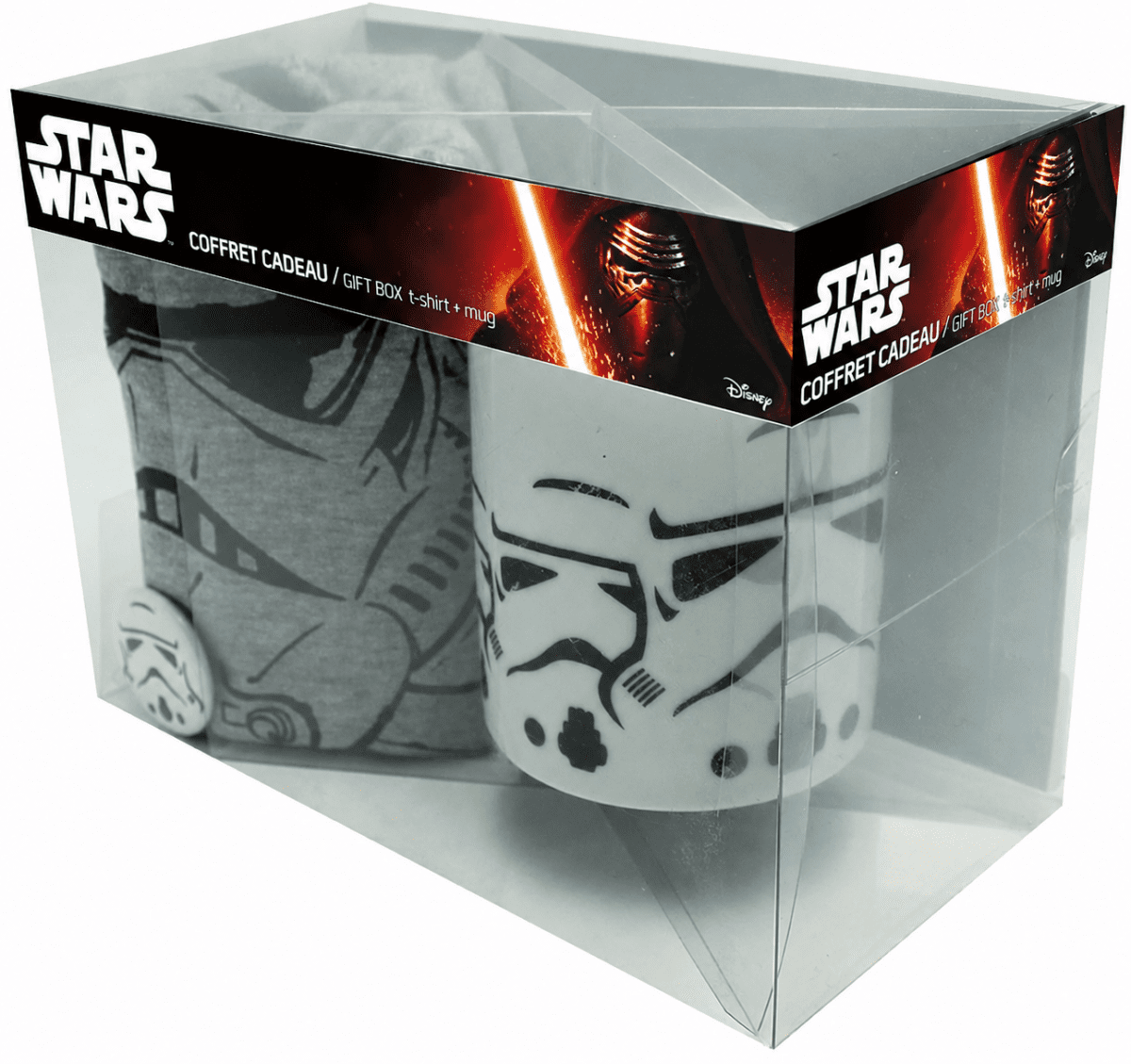 Dárkový set STAR WARS - hrnek + tričko + odznak