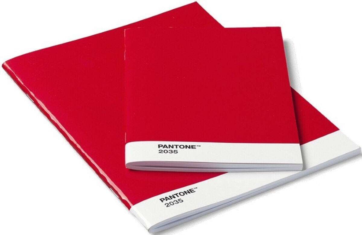 PANTONE Zápisník, 2 velikosti, měkká vazba - Red 2035