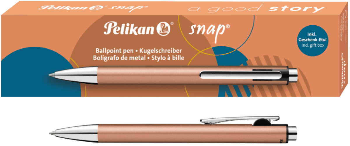 Pelikan - Pero kuličkové K10 měděné Snap Metalic