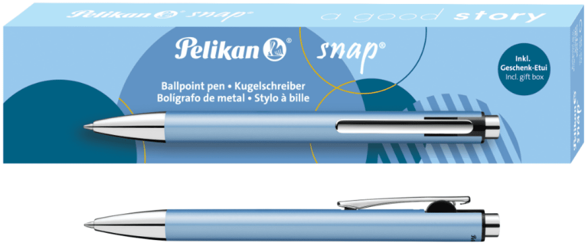 Pelikan - Pero kuličkové K10 modré Snap Metalic