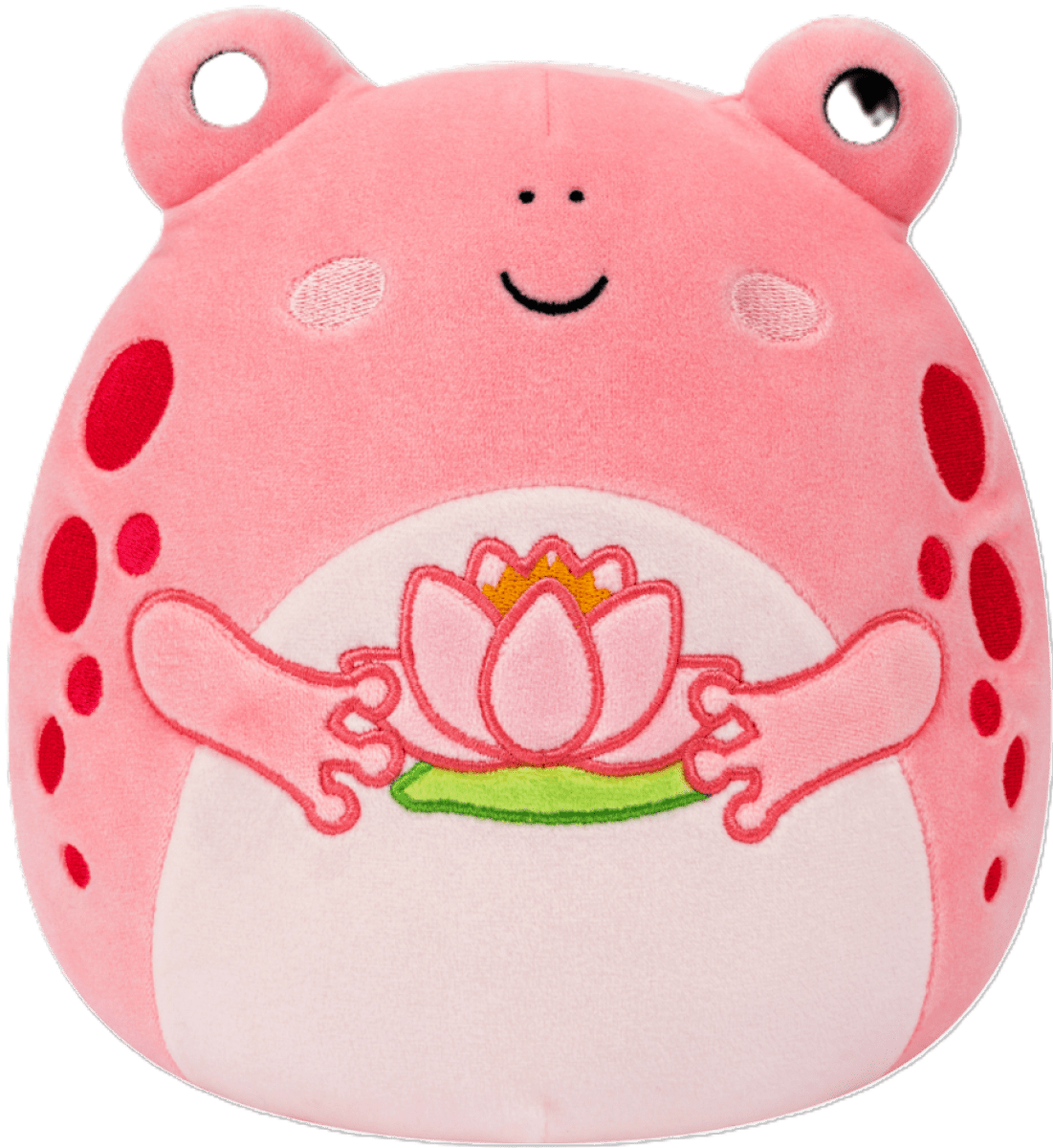 SQUISHMALLOWS Růžová žába s leknínem - Lonina