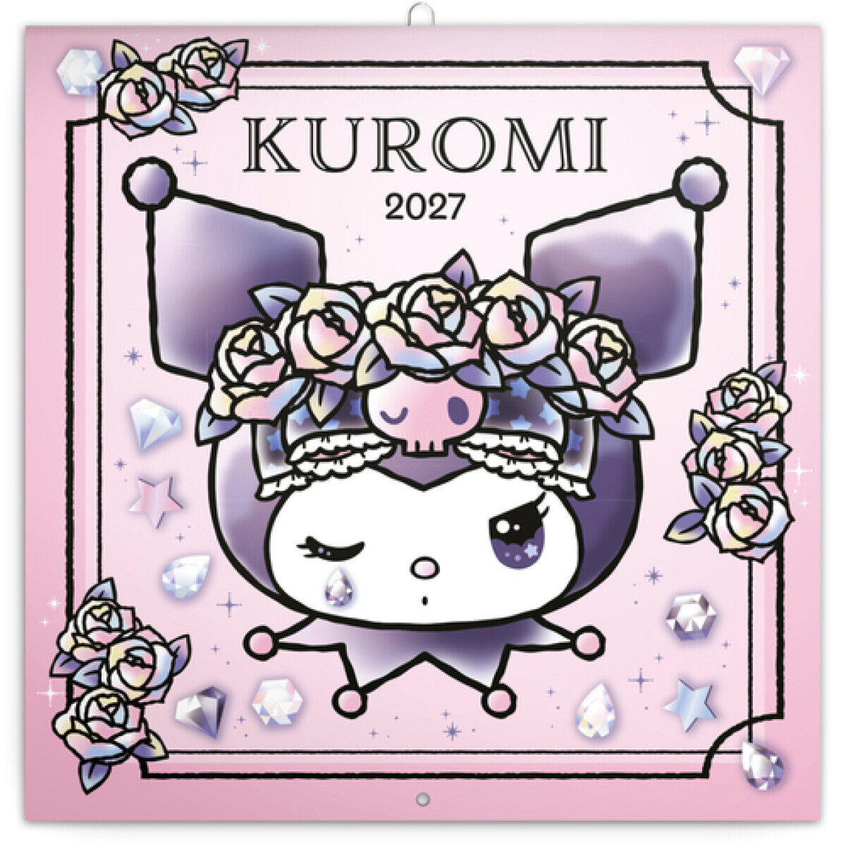 NOTIQUE Poznámkový kalendář Kuromi  2027, 30 x 30 cm