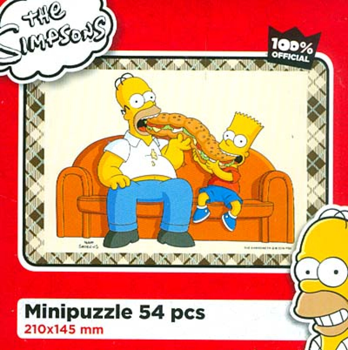 The Simpsons: Maxibageta/Mini Puzzle (poškozená)