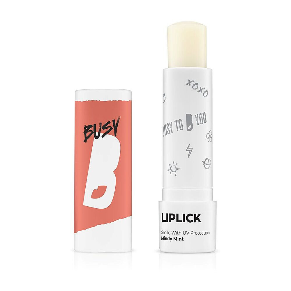 ANGRY BEARDS BusyB Balzám na rty SPF25 Mindy Mint 4,8 g
