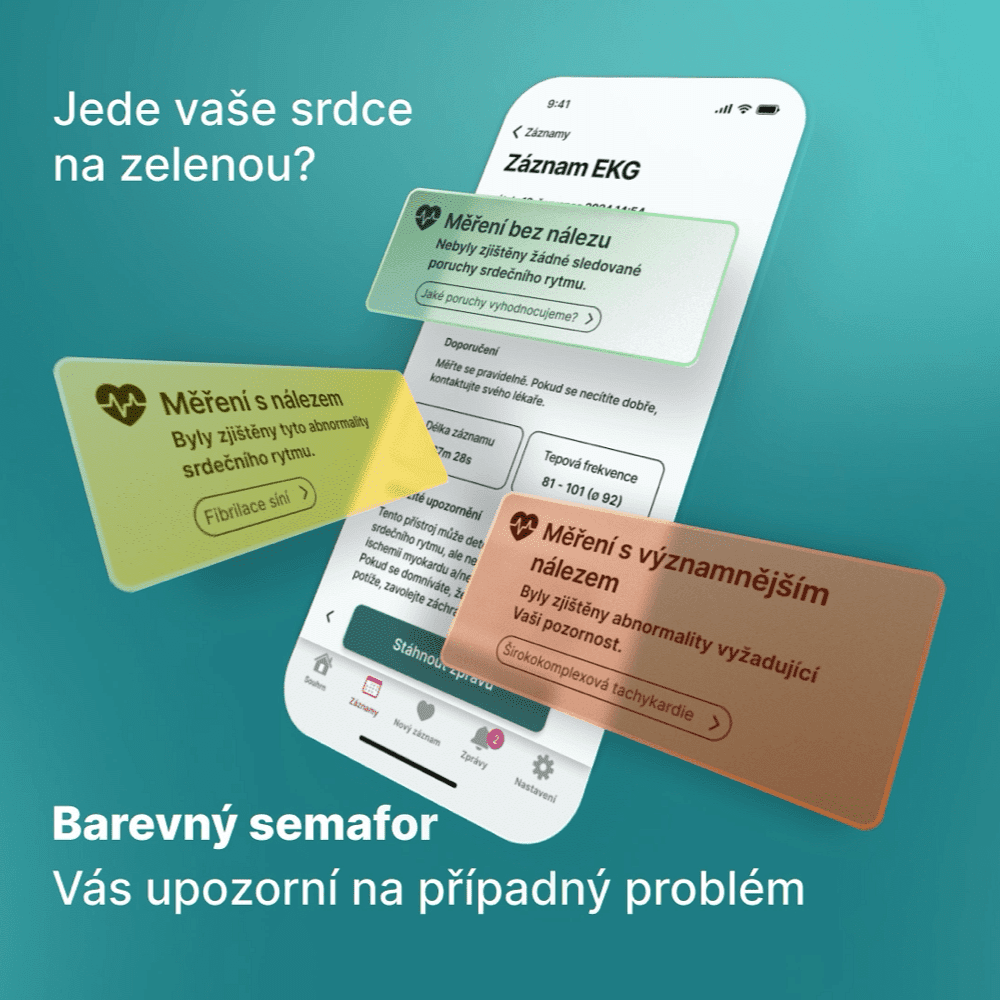 KARDI AI 12 měsíční EKG monitoring srdce XS-S, rozbalené