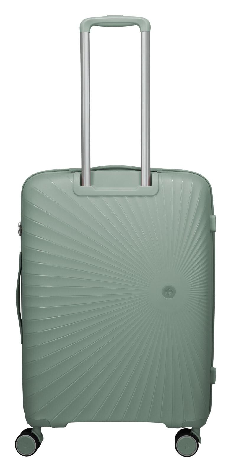 Střední skořepinový kufr Tamaris Voyaage M exp. Sage Green