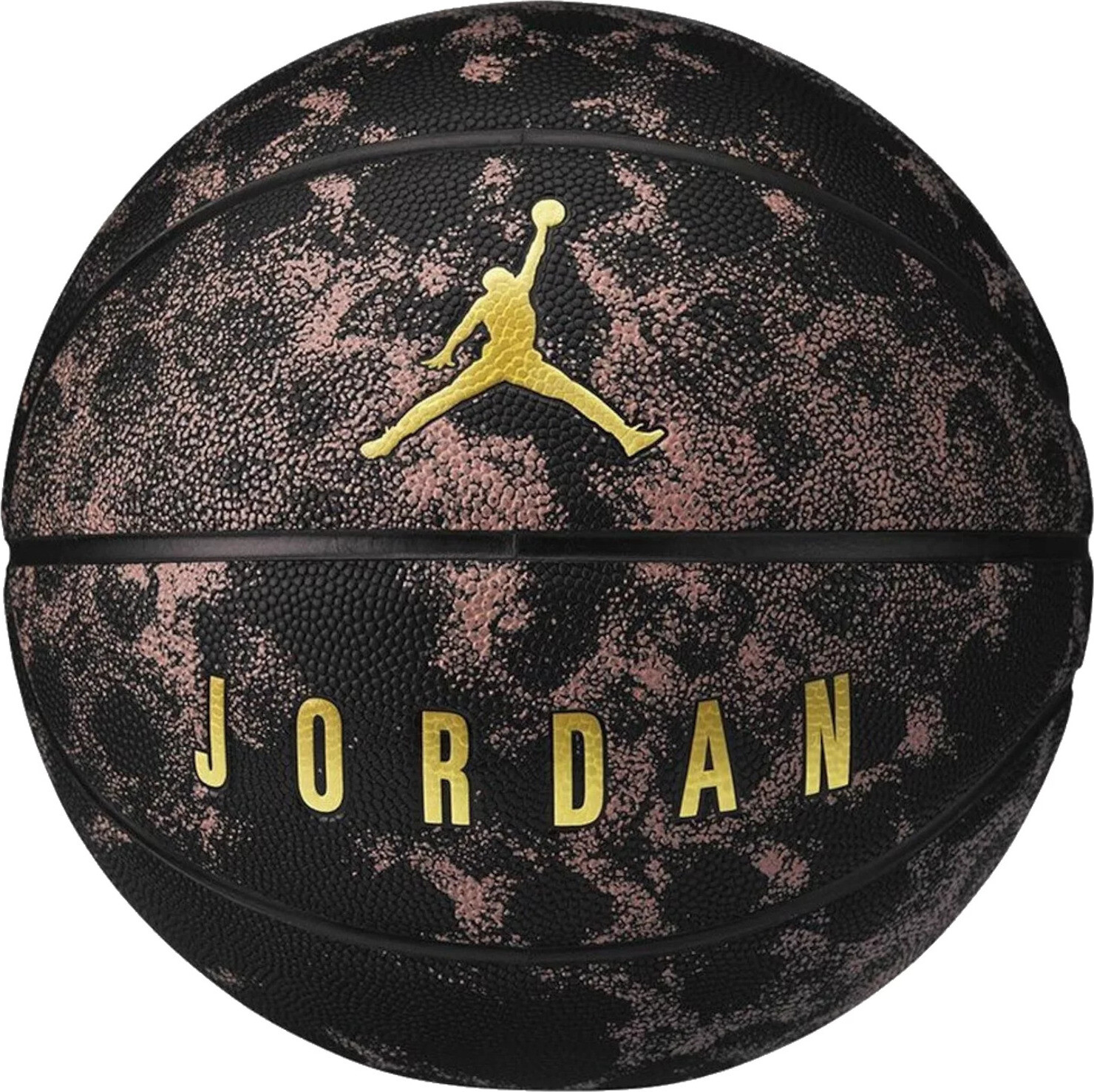 Černý basketbalový míč Jordan Ultimate 8P In/Out Ball J1008735-629 Velikost: 7