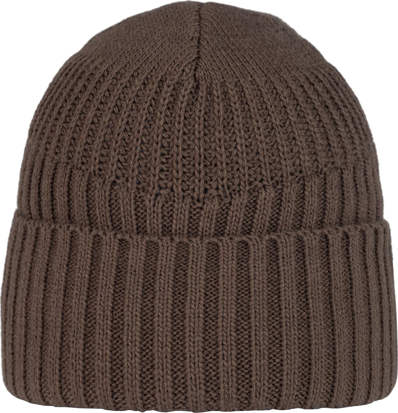 Hnědá turistická čepice Buff Renso Knitted Fleece Hat Beanie 1323363151000 Velikost: ONE SIZE