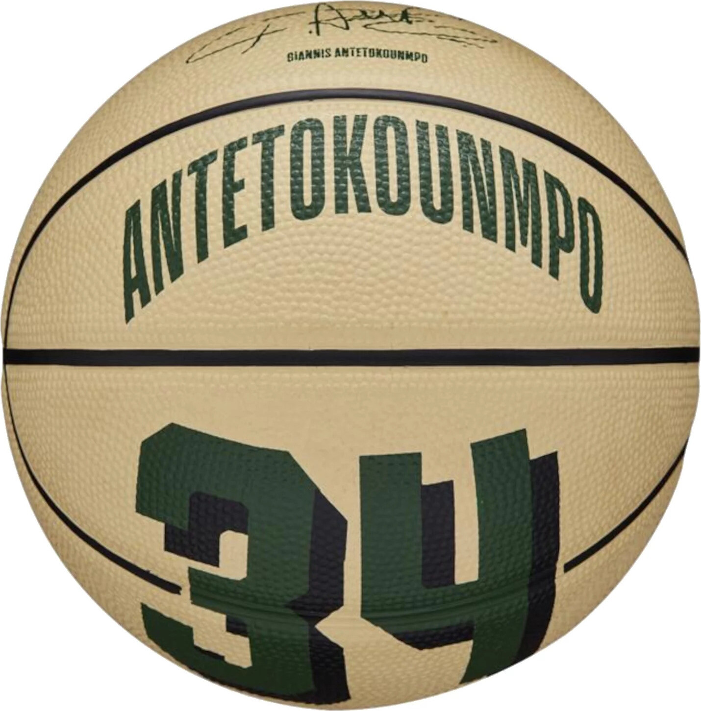 Basketbalový míč Wilson NBA Player Icon Giannis Antetokounmpo Mini Ball WZ4007501XB Velikost: 3