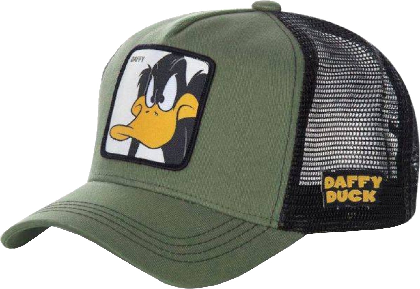 Khaki kšiltovka Capslab Looney Tunes Daffy Duck Cap CL-LOO-1-DAF2 Velikost: ONE SIZE