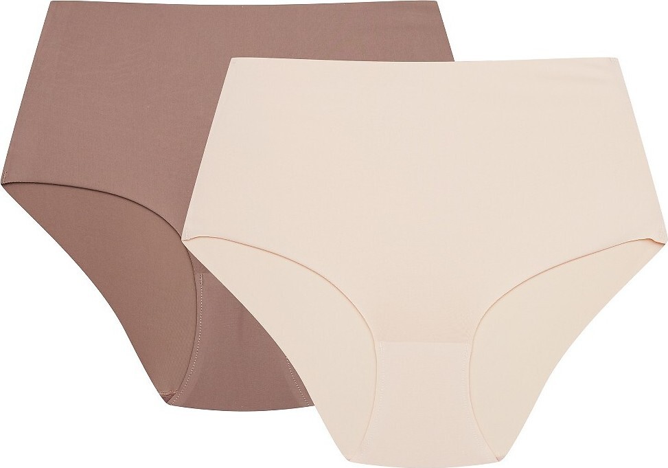 Henderson Ladies Dámské hladké kalhotky s vysokým pasem 42854-K001 Bump2 A'2 S-2XL Velikost: S, Barva: smetanová/cappuccino