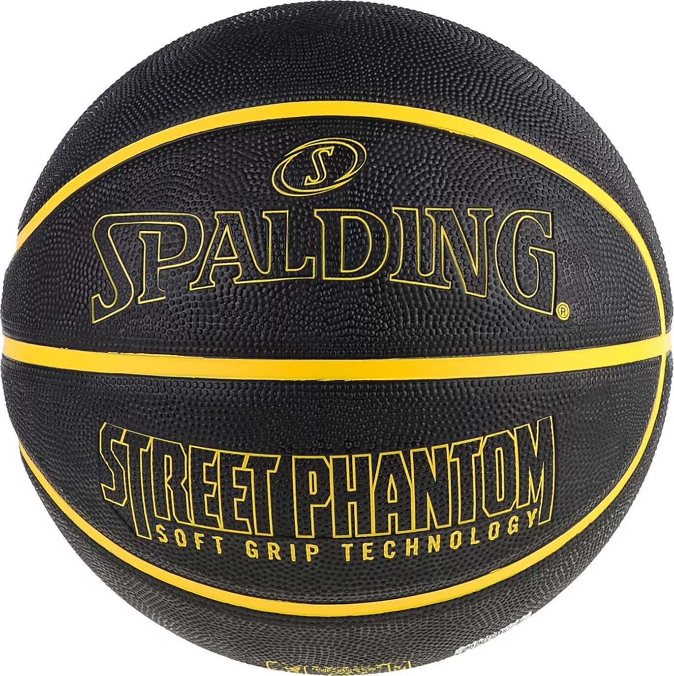 Černo-žlutý míč Spalding Phantom Ball 84386Z Velikost: 7