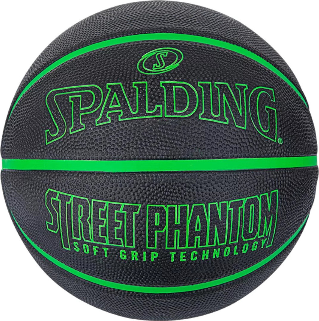 Černo-zelený míč Spalding Phantom Ball 84384Z Velikost: 7