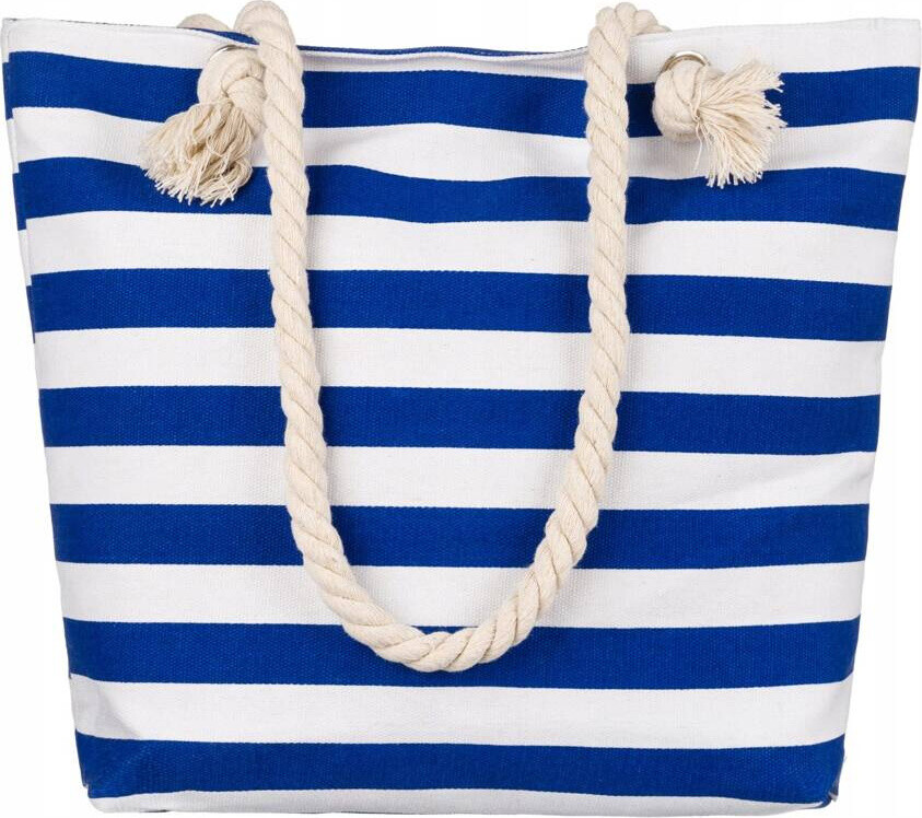 Rovicky Modro-bílá pruhovaná plážová taška FB01-STRAPS Velikost: ONE SIZE