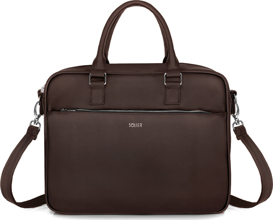 PÁNSKÁ AKTOVKA SOLIER S21 (S34 DARK BROWN) Velikost: ONE SIZE