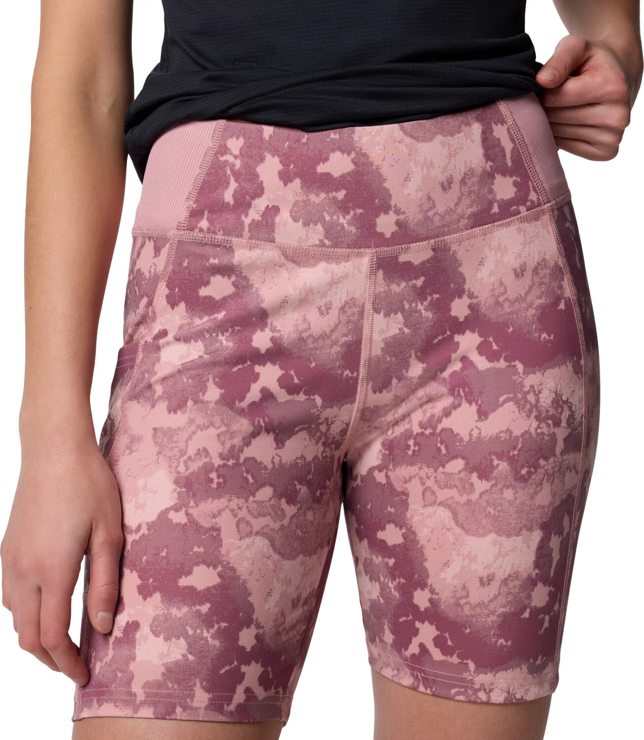 Růžové dámské sportovní šortky Columbia Boundless Trek 1/2 Tight 2074471659 Velikost: L