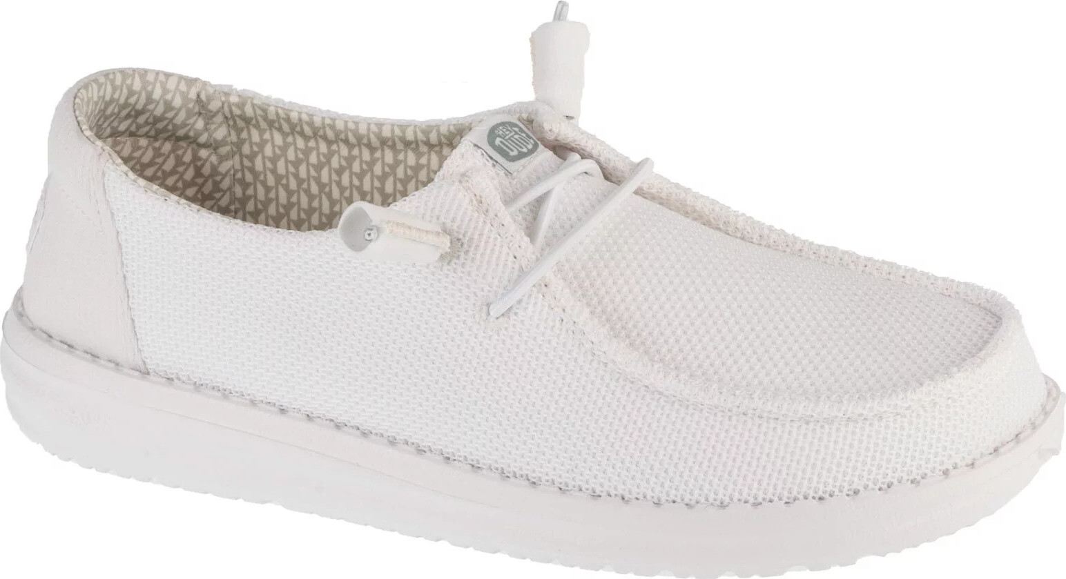 Bílé dámské mokasíny Hey Dude Wendy Stretch Sox 41878-100 Velikost: 36