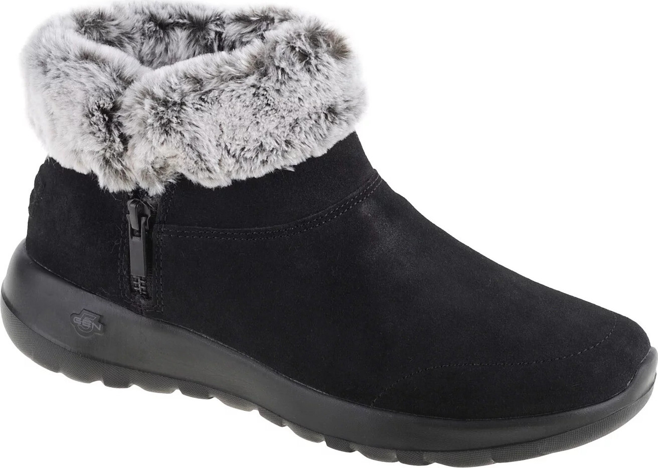 Černé kotníkové boty Skechers On The Go Joy-Savvy 144003-BKGY Velikost: 36