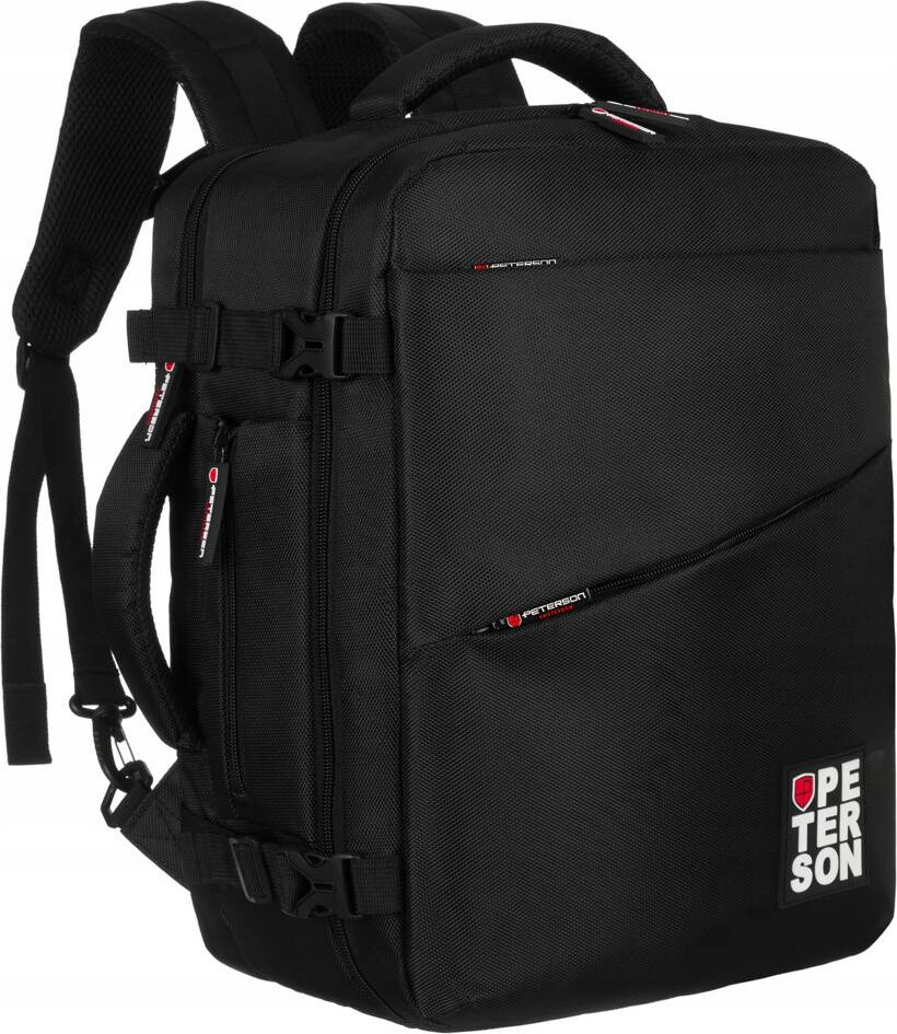Peterson černý voděodolný cestovní batoh [DH] PTN PLG-04-T Velikost: ONE SIZE