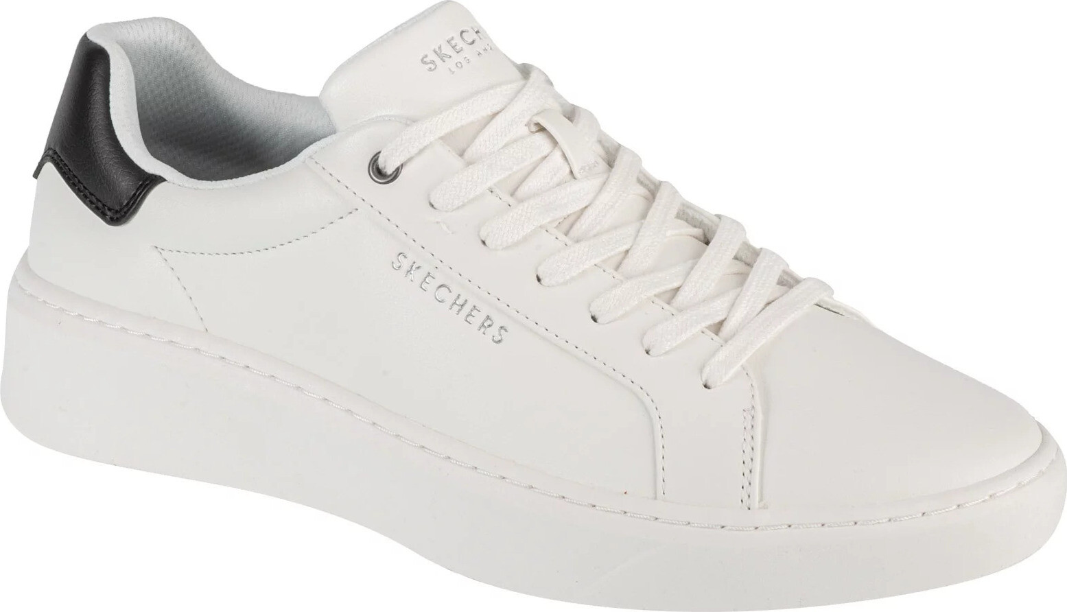 Bílé pánské stylové tenisky Skechers Court Break - Suit Sneaker 183175-WHT Velikost: 42,5