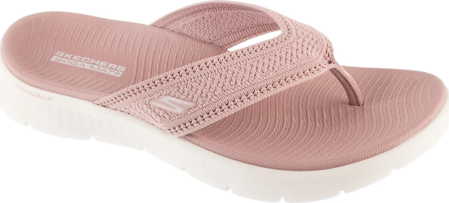 Dámské žabky Skechers Go Walk Flex Sandal Holly růžové Velikost: 36