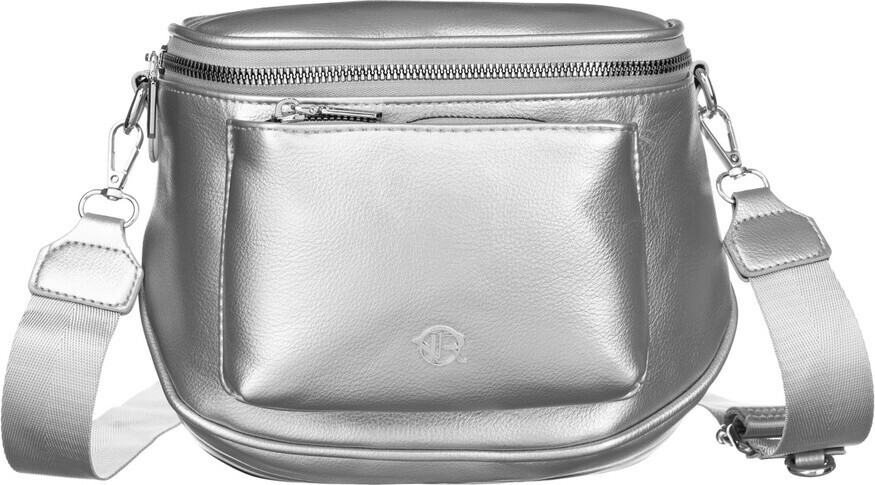 Rovicky  Stříbrná crossbody kabelka s odnímatelnou peněženkou R-KP-04-HRH Velikost: ONE SIZE