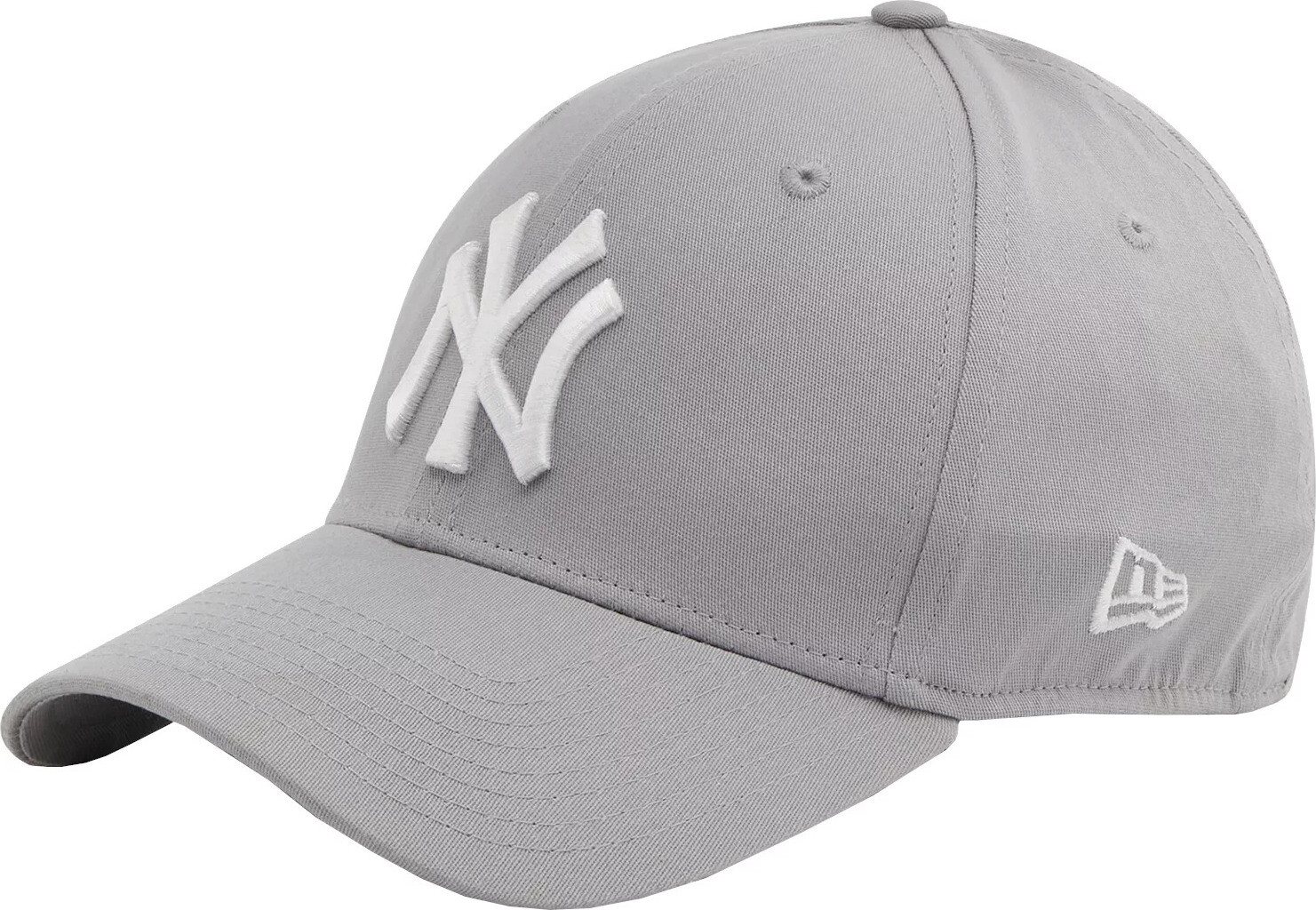 Světle šedá pánská kšiltovka New Era 39THIRTY League Essential New York Yankees MLB Cap 10298279 Velikost: S/M