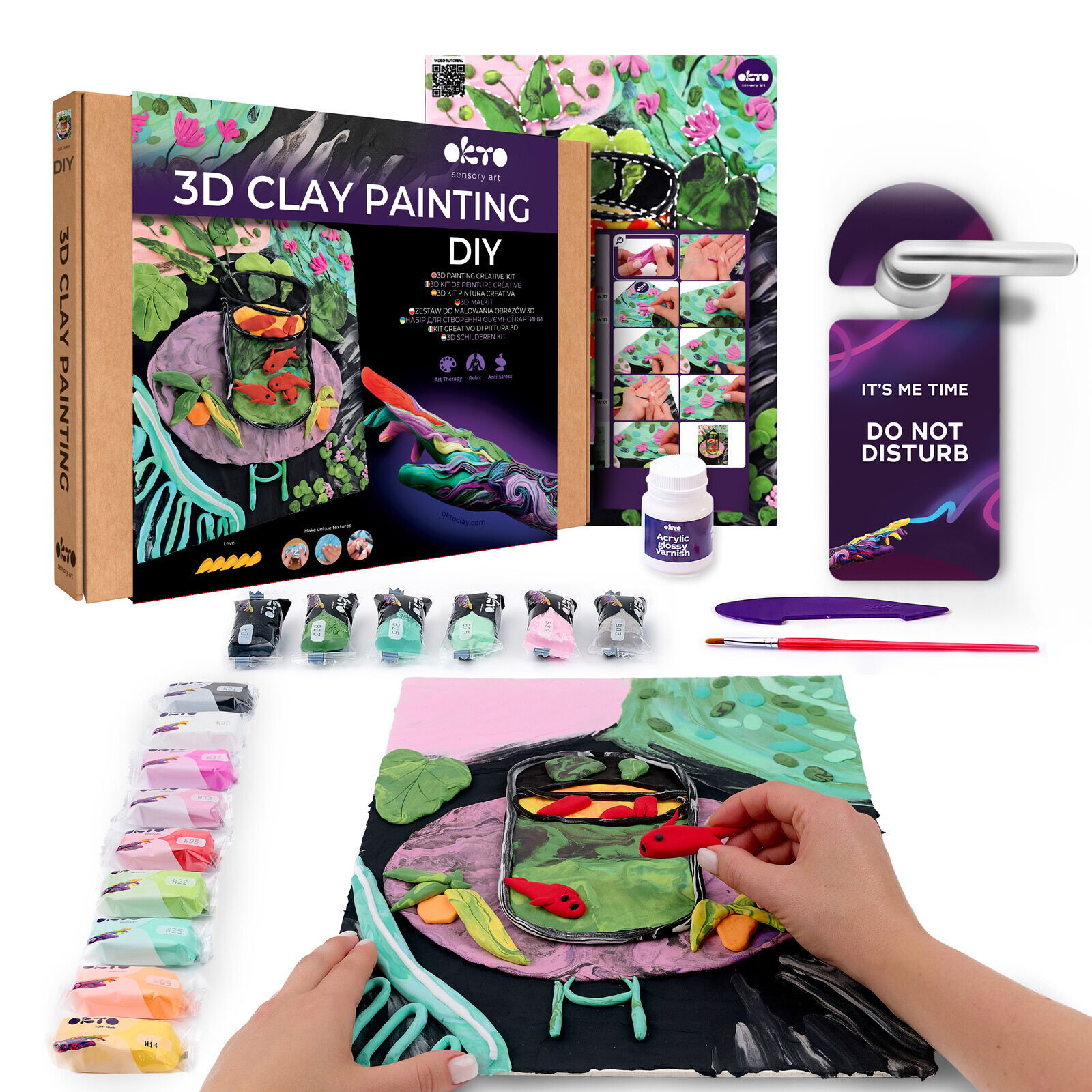 OKTO Výtvarný set malování hmotou 