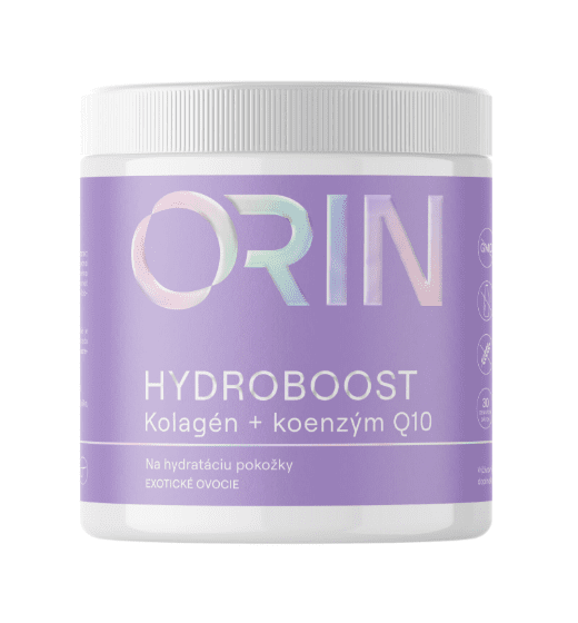 ORIN ORIN HYDROBOOST Kolagén s koenzýmom Q10 exotické ovocie Balenie obsahuje 30 denných dávok.