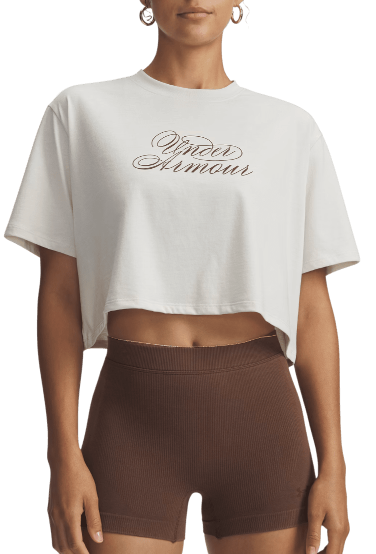 Triko Under Armour Under Armour Script Heart Crop