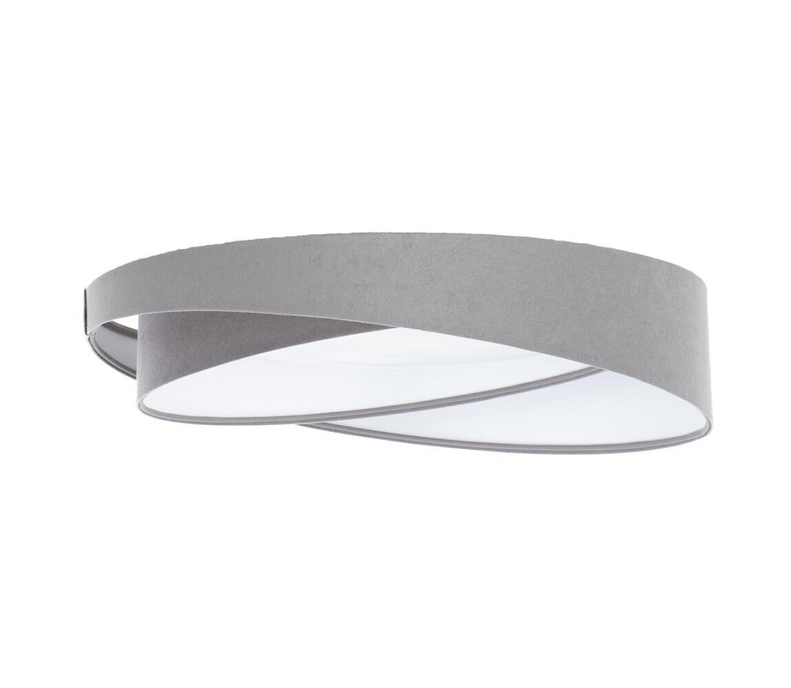 LED Stm. stropní svítidlo SM. GALAXY M. LED/24W/230V pr. 55 cm šedá/bílá + DO D-090-060-012-RC