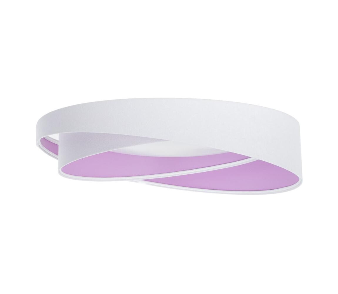 LED Stm. stropní svítidlo SM. GALAXY M. LED/24W/230V pr. 55 cm bílá/fialová + DO D-090-060-064-RC