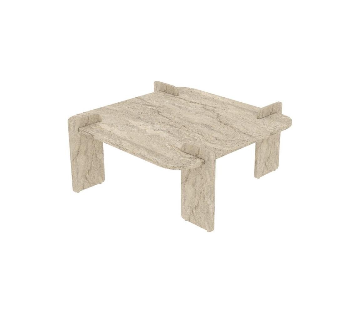 Konferenční stolek PURO 90x90 cm béžová 116SAM1507