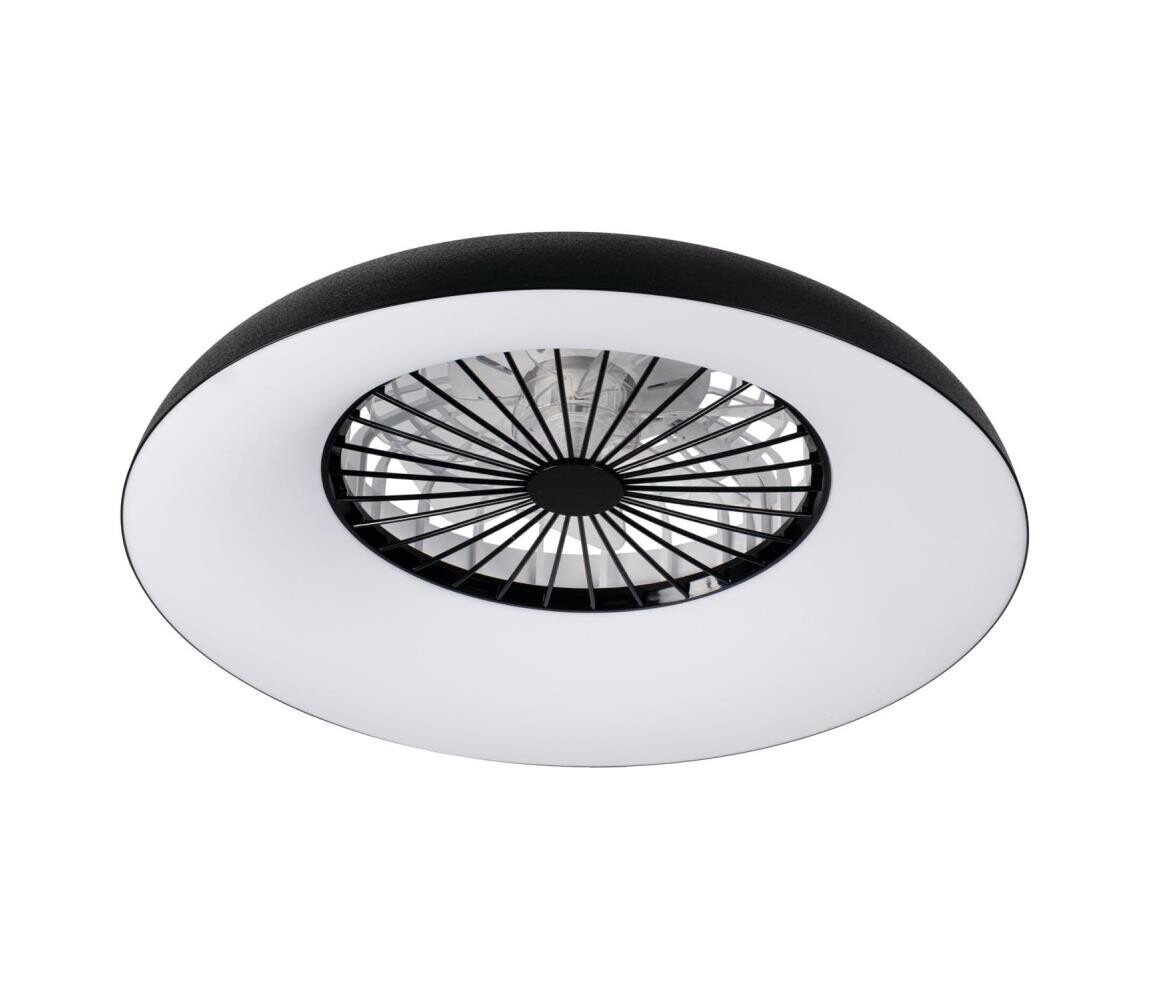 46371 - LED RGBW Stm. svít. s vent. PLAVE PAN LED/48W/230V CCT černá + DO 46371
