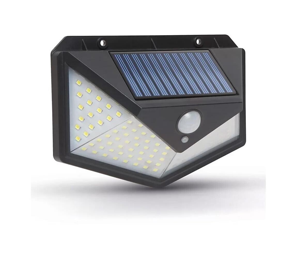 LED Solární nástěnné svítidlo se senzorem LED/5W/5,5V IP65 55289