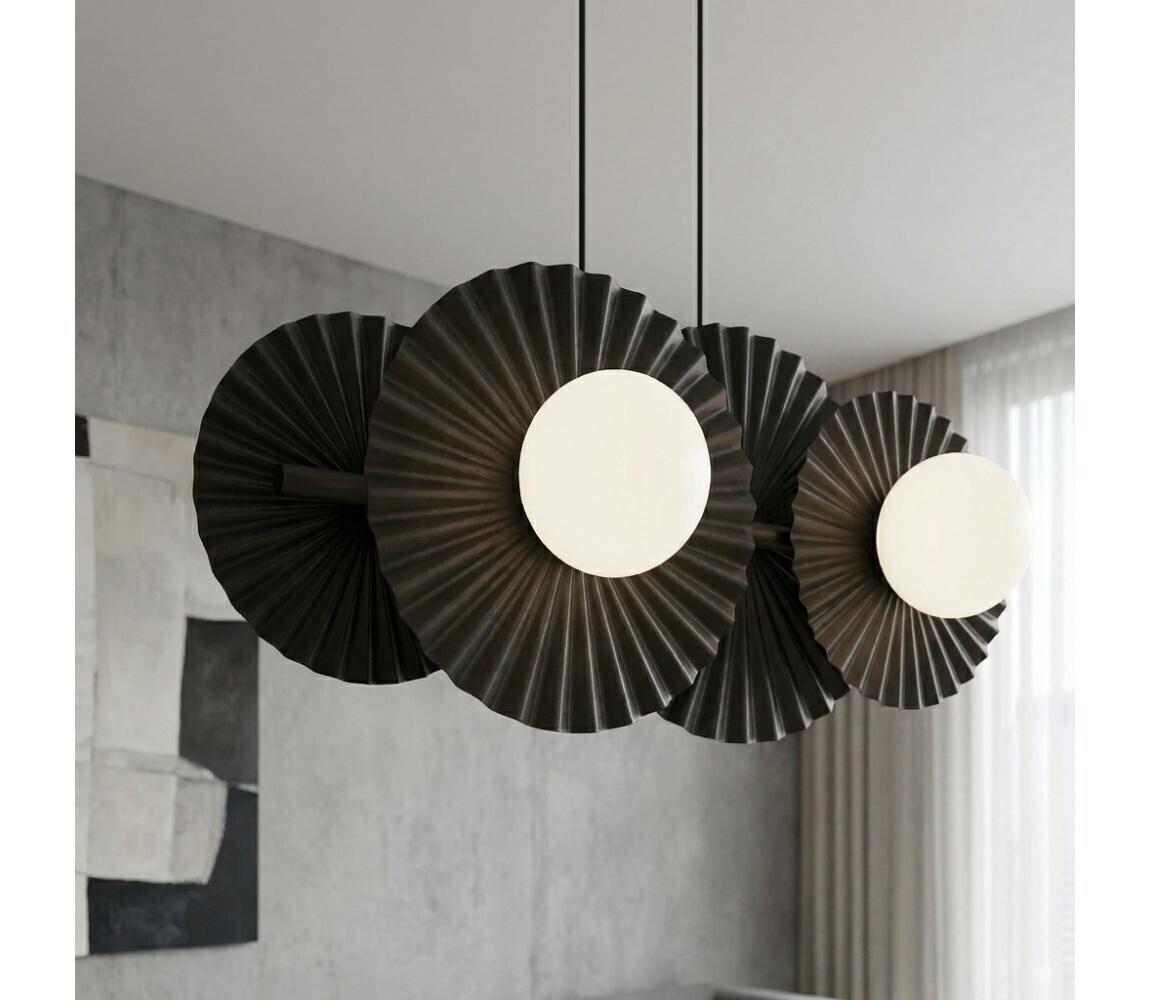 EMIBIG Lustr na lanku UMBRA 4xG9/8W/230V černá 1726/4