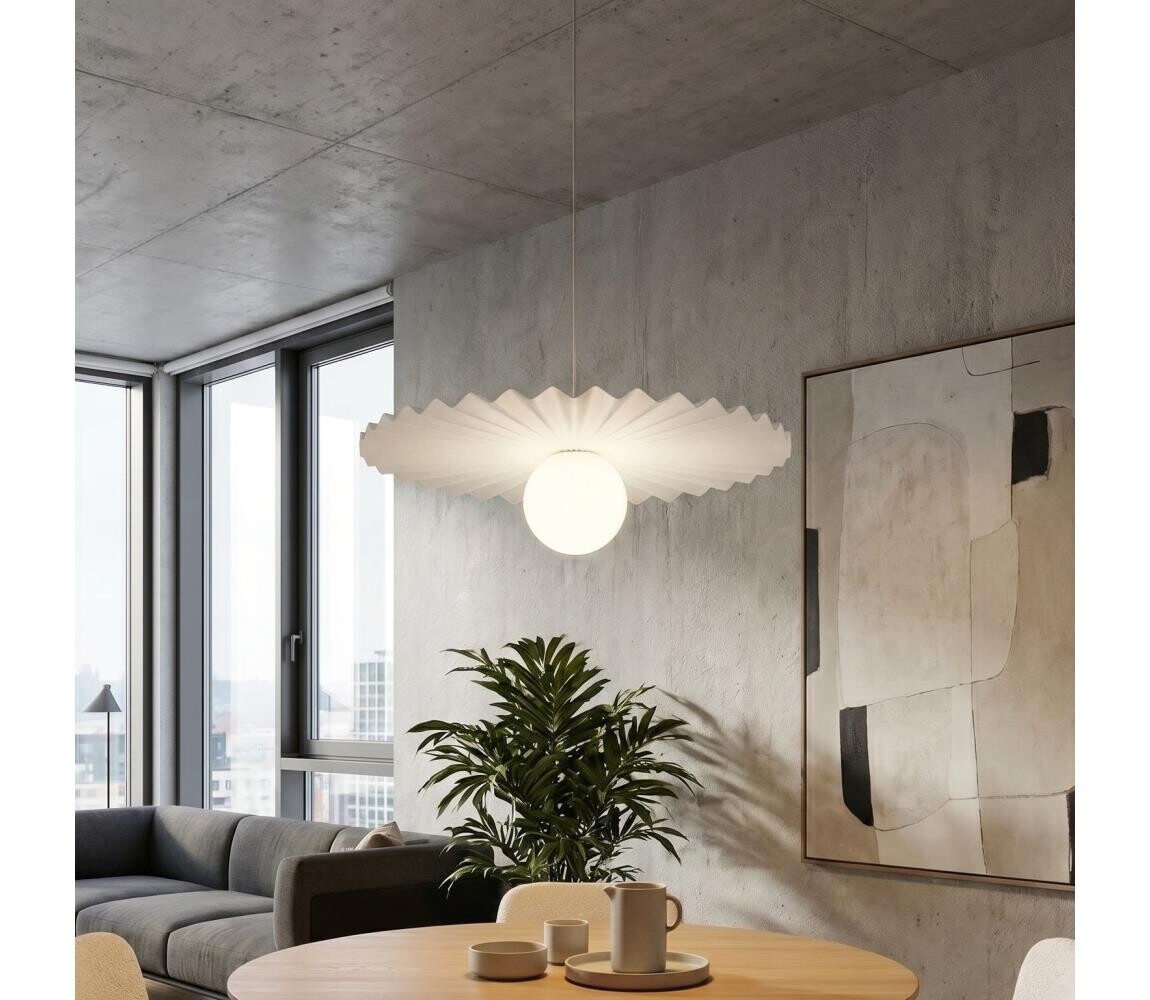 EMIBIG Lustr na lanku UMBRA 1xG9/8W/230V bílá 1727/1